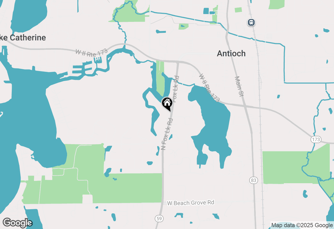 Map of 1196 Edgewater Lane, Antioch, IL 60002