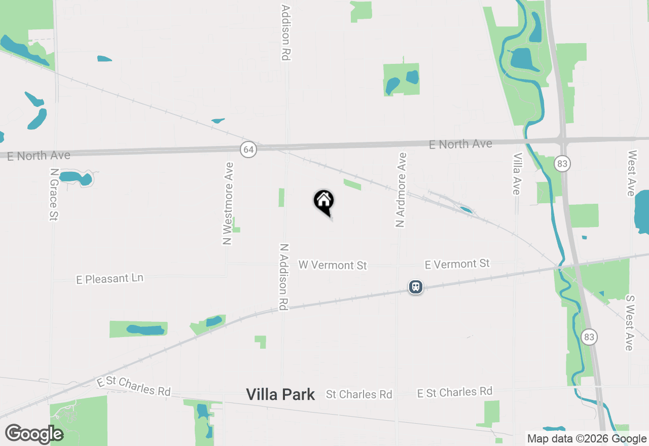 Map of 540 N Michigan Avenue, Villa Park, IL 60181
