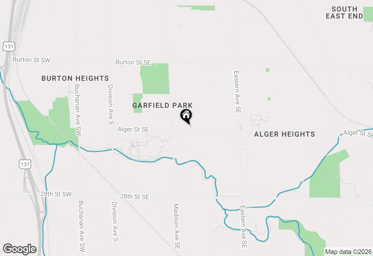 Map of 449 Alger Street Se, Grand Rapids, MI 49507