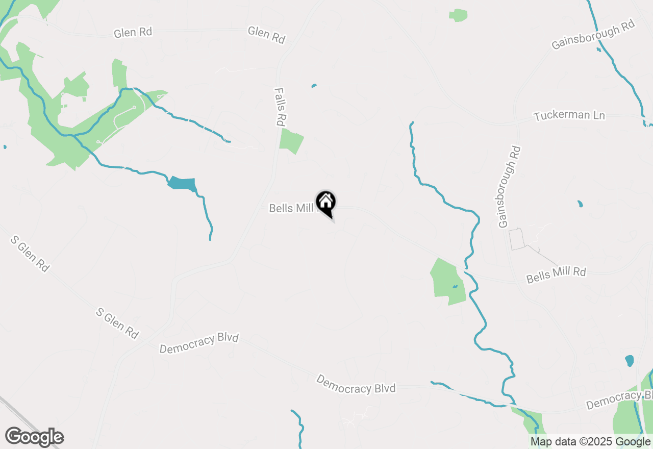 Map of 9118 Bells Mill Road, Potomac, MD 20854