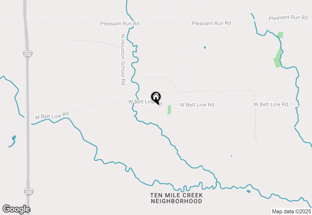 Map of 711 Fox Glen Road, Lancaster, TX 75146