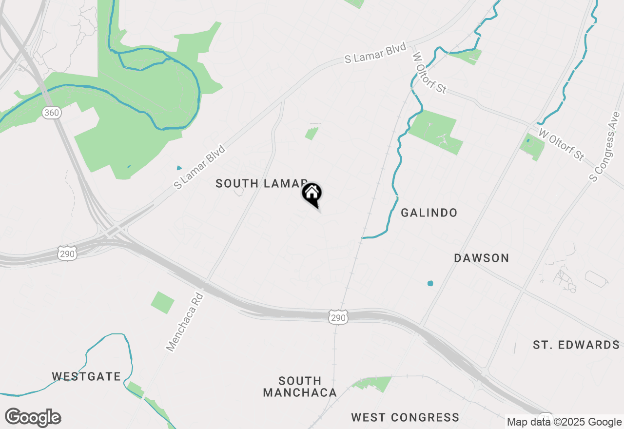 Map of 3503 Southridge Dr #B, Austin, TX 78704