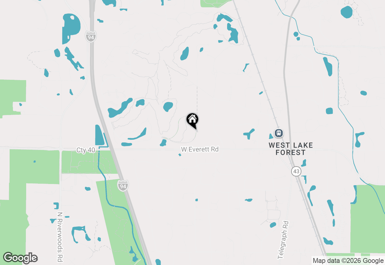 Map of 1690 Tallgrass Lane, Lake Forest, IL 60045