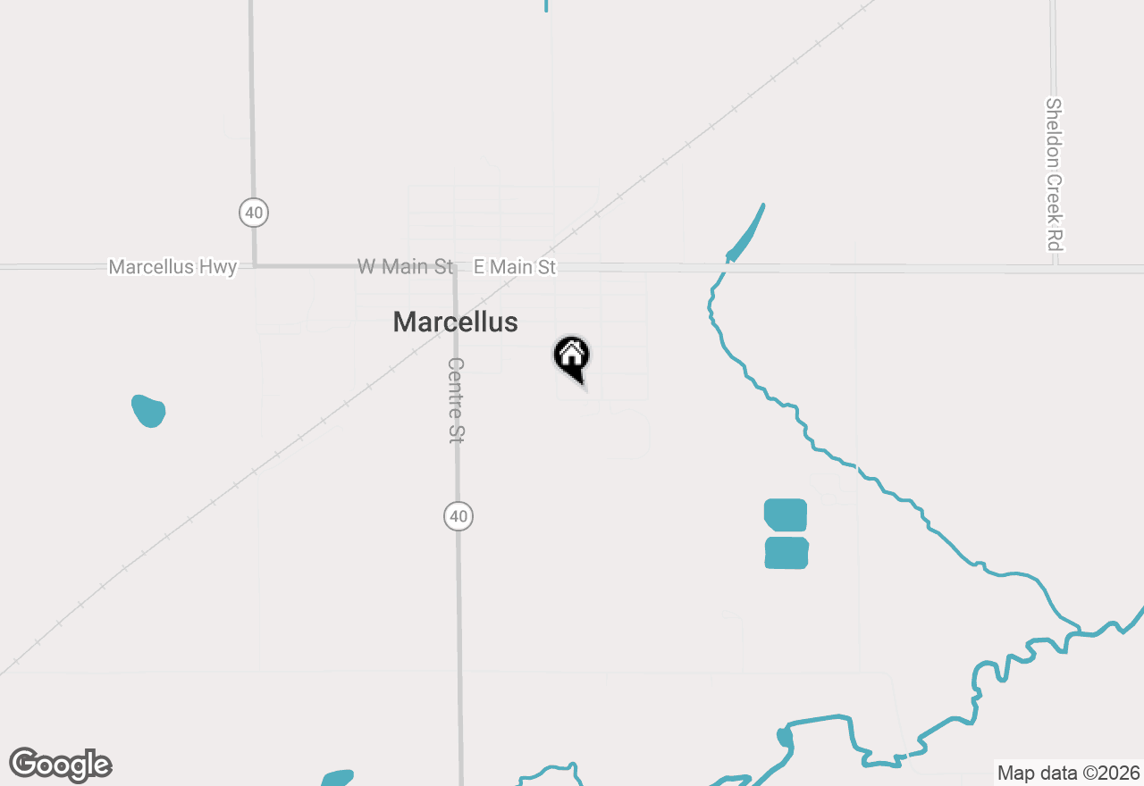 Map of 323 E South Street, Marcellus, MI 49067