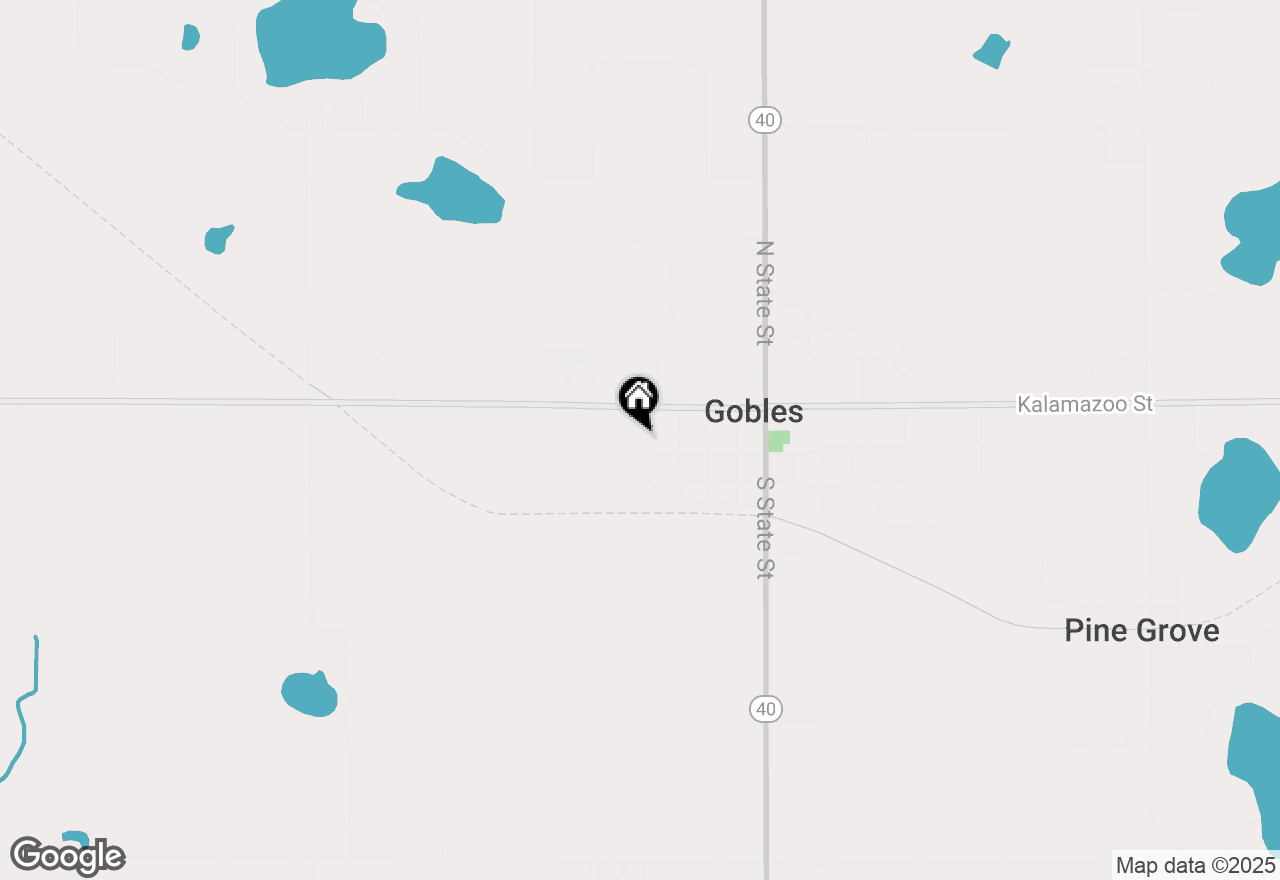 Map of 112 Howard Street, Gobles, MI 49055