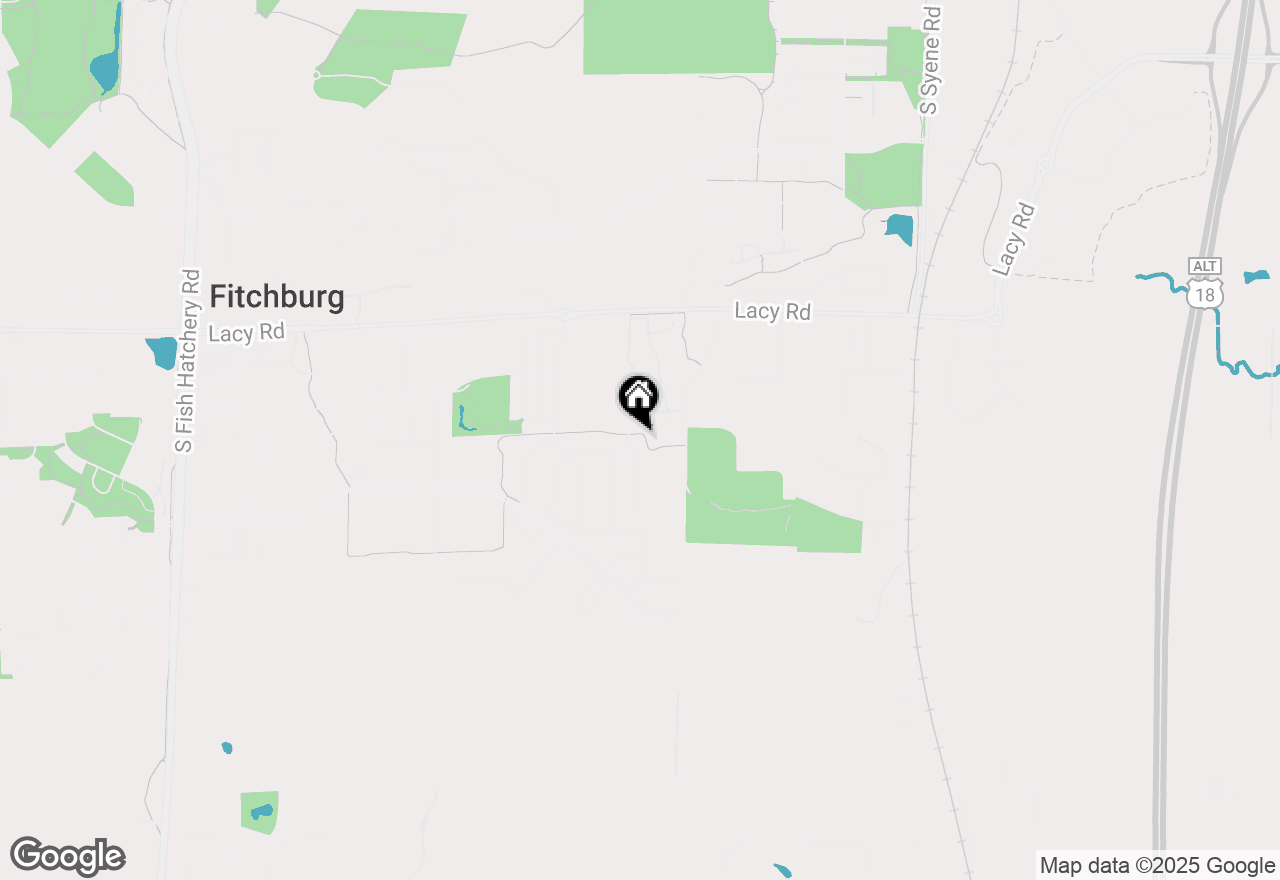 Map of 2674 Notre Dame Drive #105, Fitchburg, WI 53711