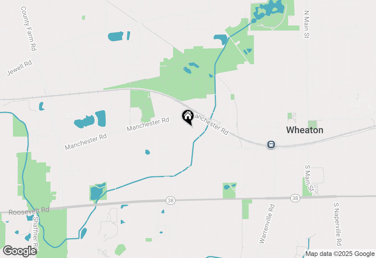 Map of 212 N Knollwood Drive, Wheaton, IL 60187