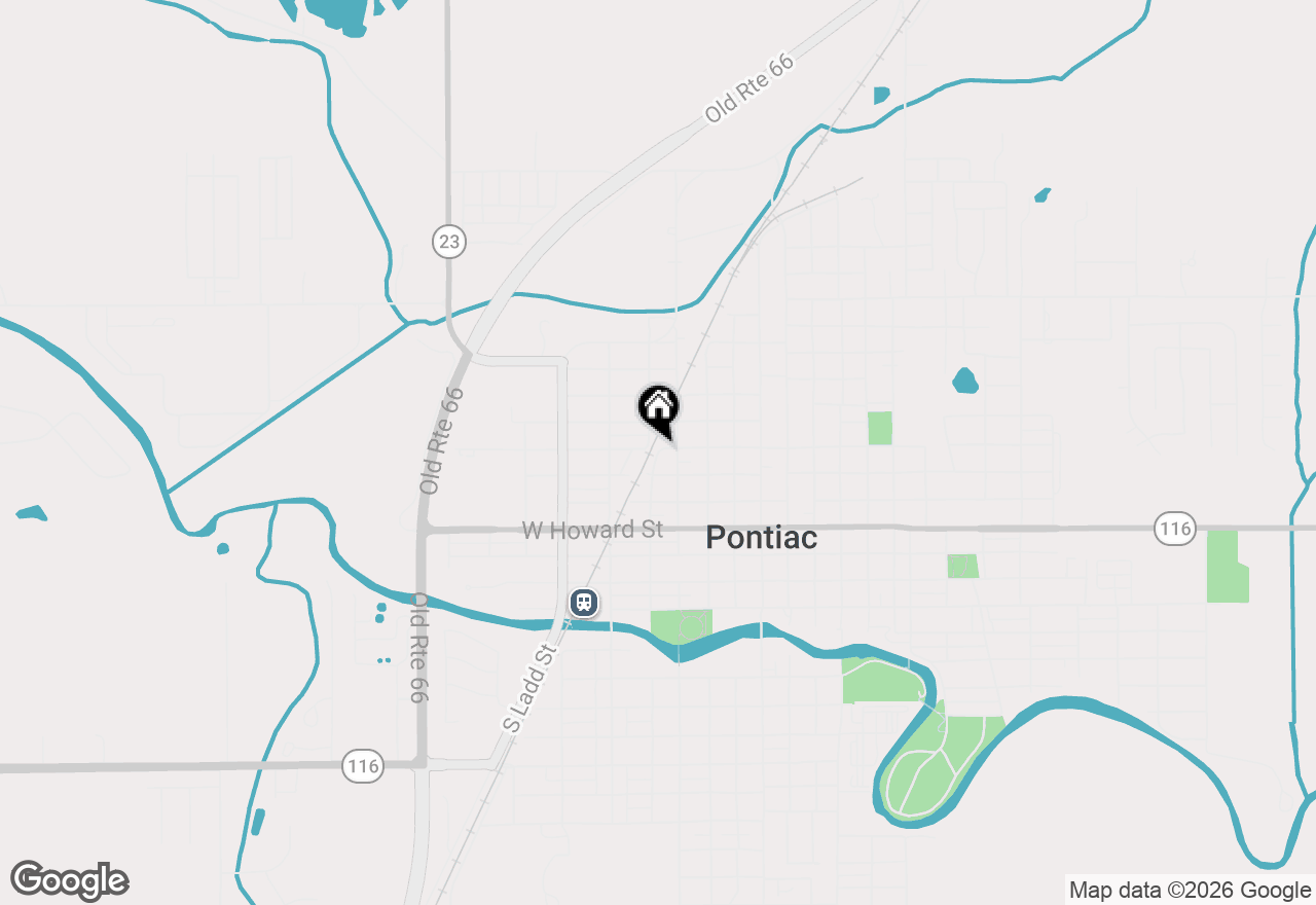 Map of 16780 N 1130 E Road, Pontiac, IL 61764