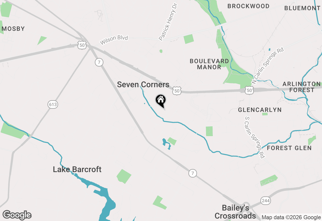 Map of 3121 Celadon Lane, Falls Church, VA 22044