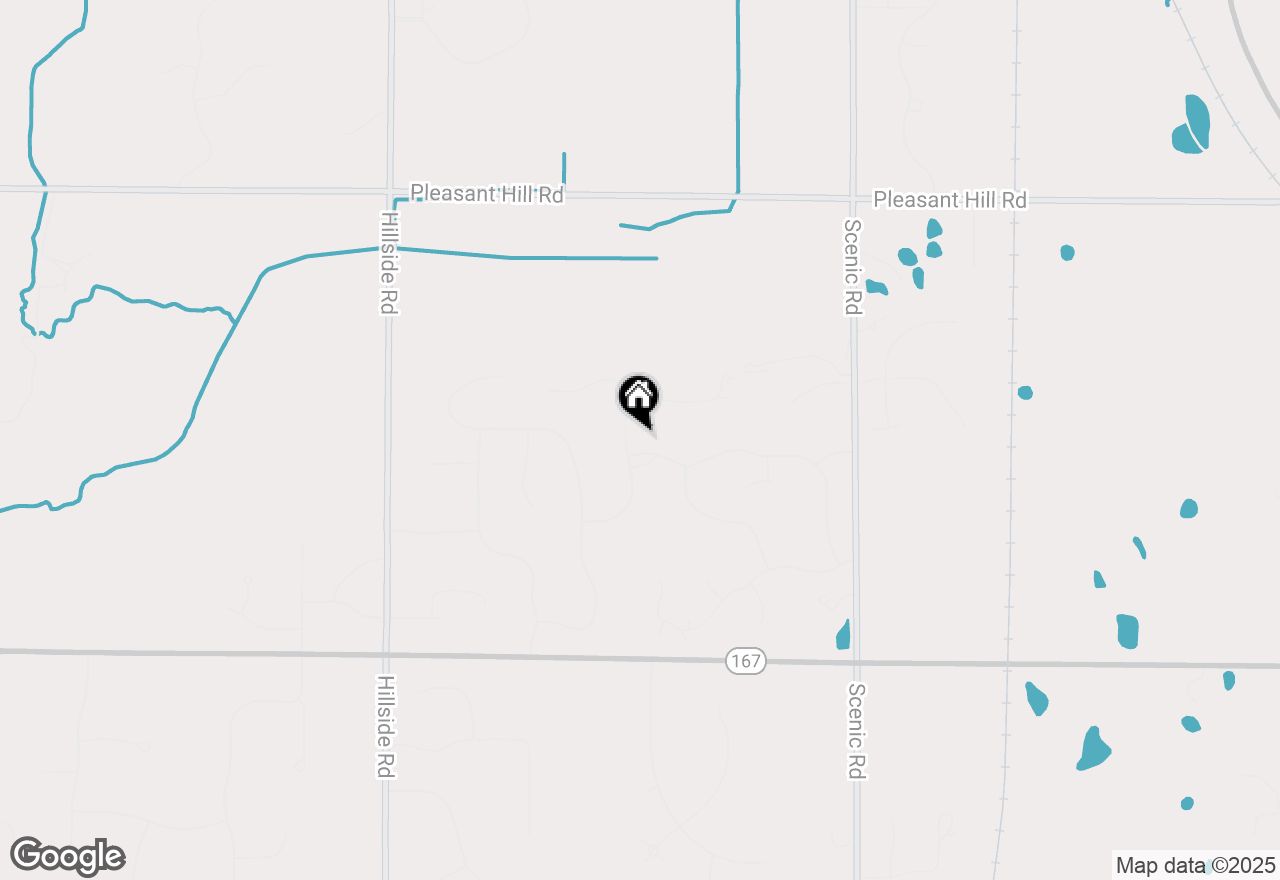 Map of 3846 Woodsfield Dr, Richfield, WI 53076