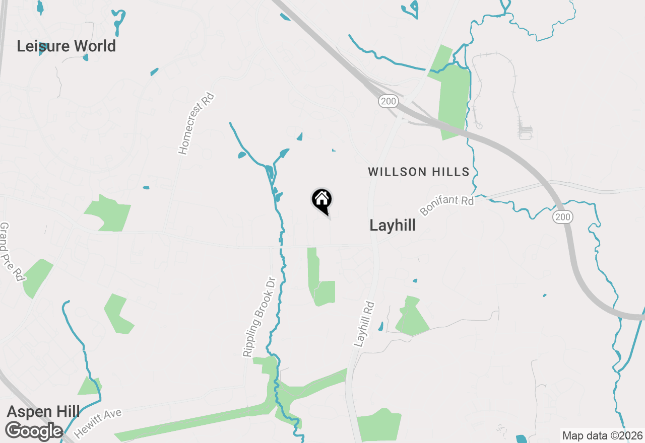 Map of 2407 Sun Valley Circle #4-B, Silver Spring, MD 20906