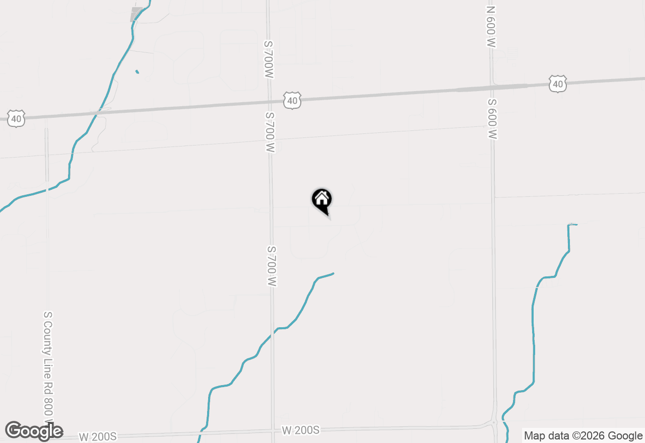 Map of 6768 W Brier Creek Drive, New Palestine, IN 46163