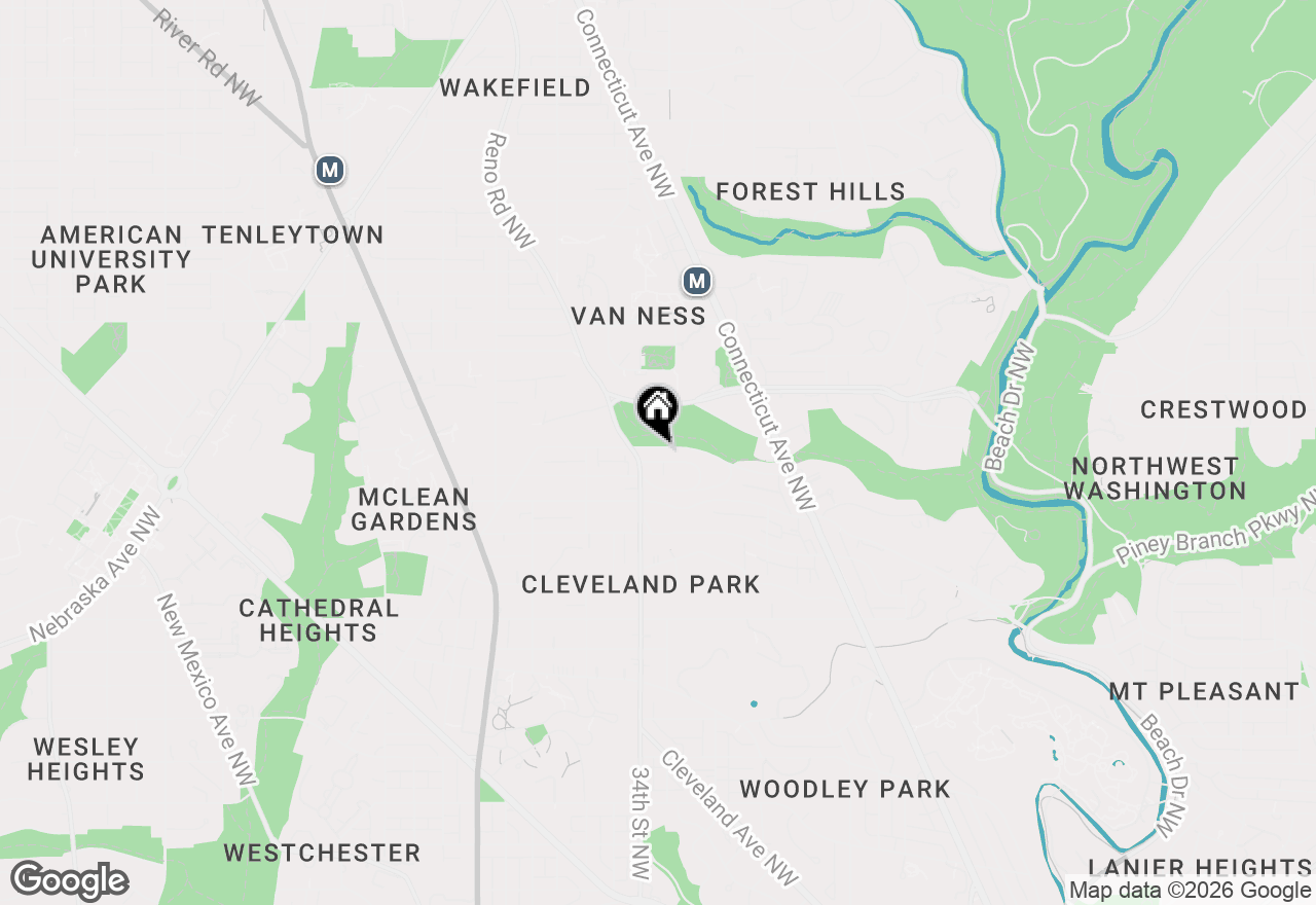 Map of 3238 Rodman Street Nw, Washington, DC 20008
