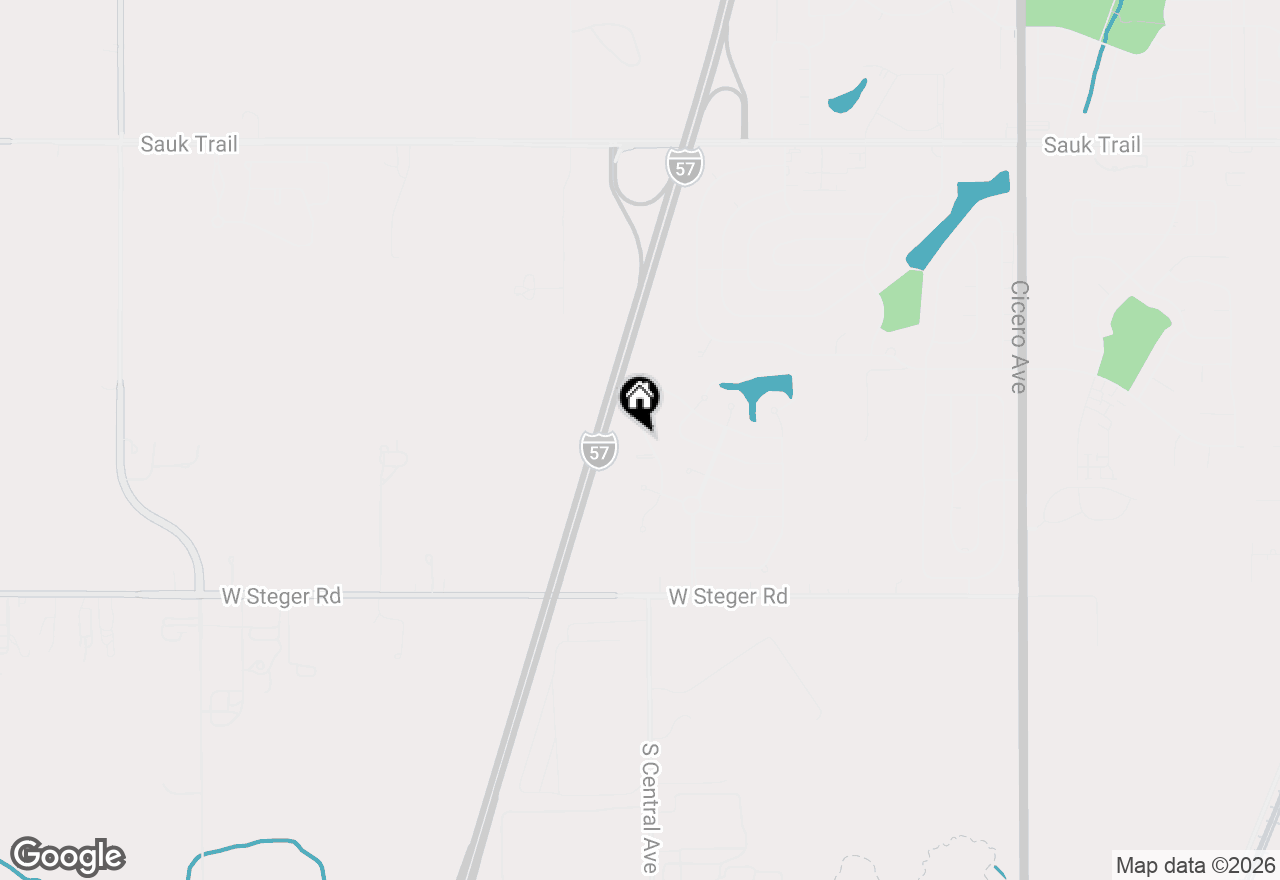 Map of 22850 Westwind Drive, Richton Park, IL 60471