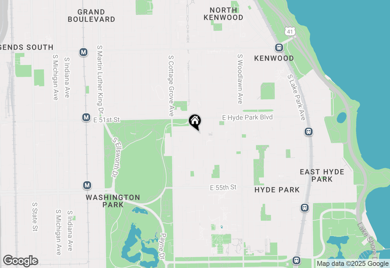 Map of 5200 S Ingleside Avenue #3, Chicago, IL 60615