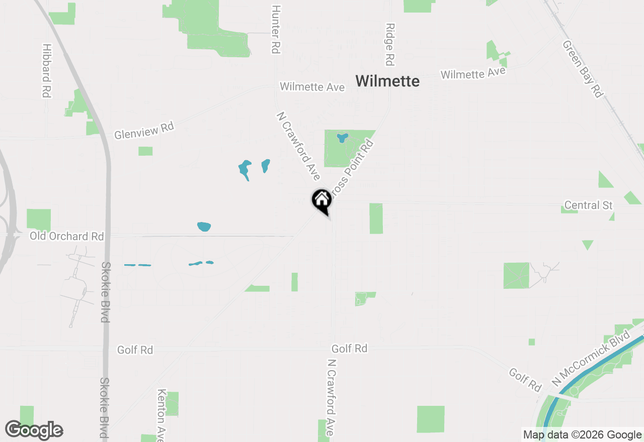 Map of 2555 Gross Point Road #412, Evanston, IL 60201