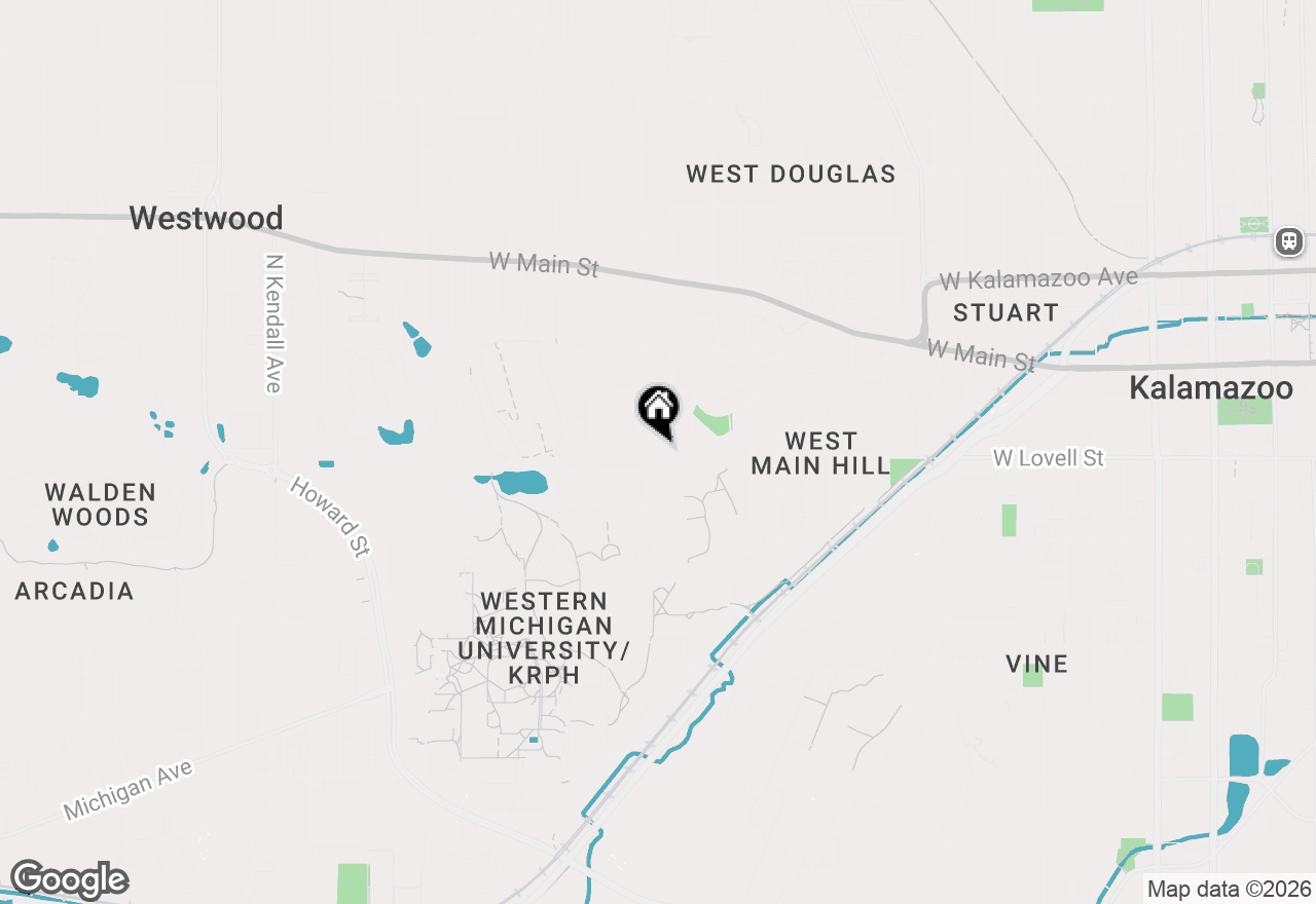 Map of 1737 Greenlawn Avenue, Kalamazoo, MI 49006