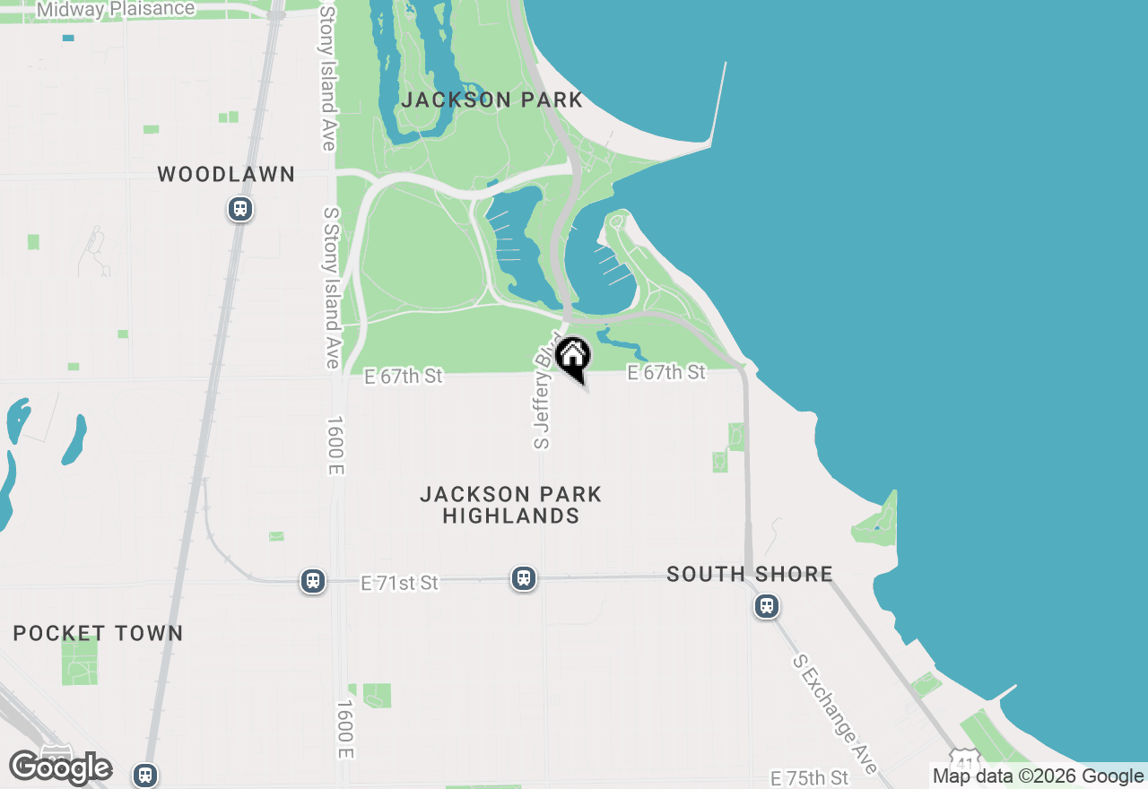 Map of 6723 S Chappel Avenue #3, Chicago, IL 60649