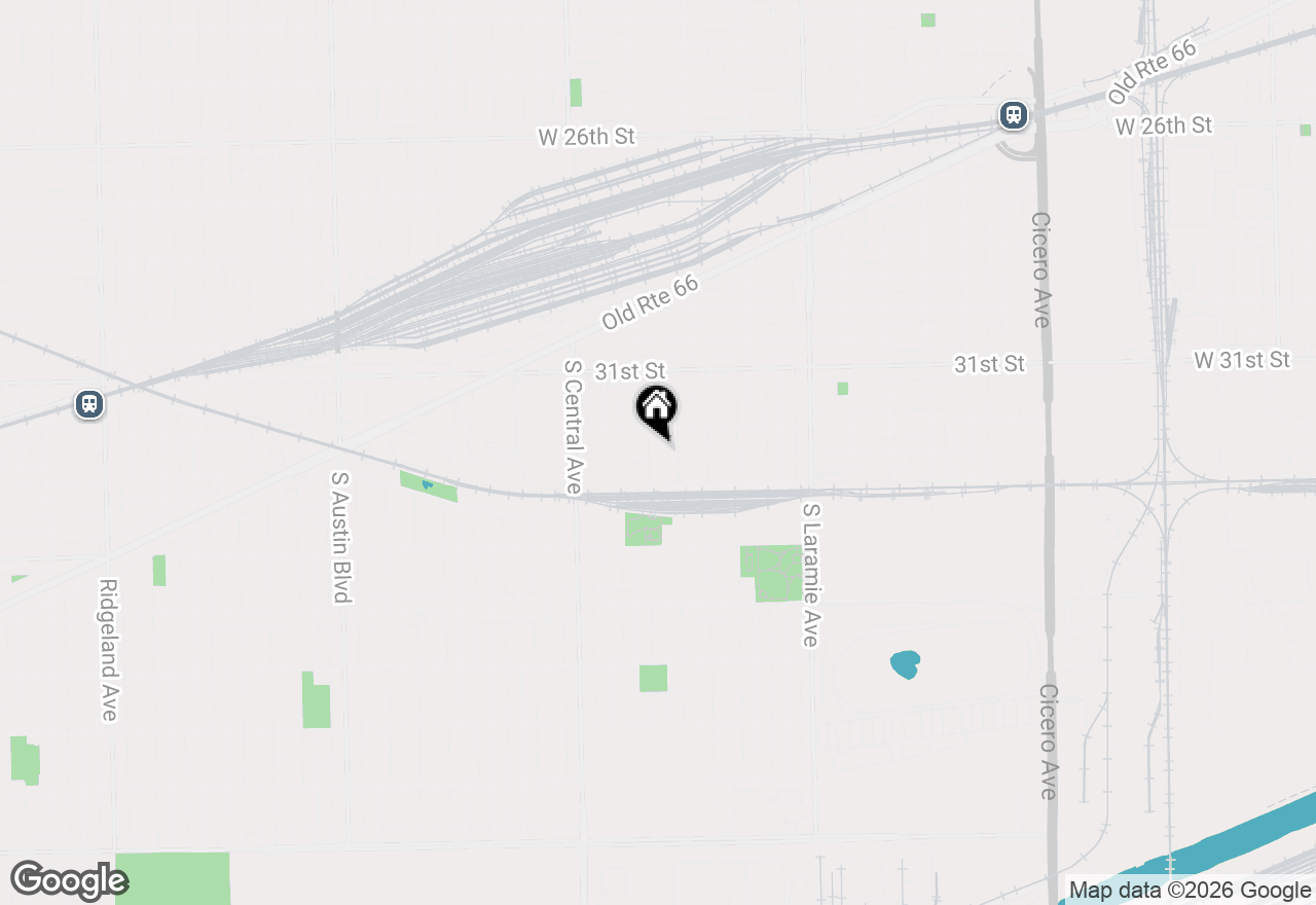 Map of 3214 S 54th Court, Cicero, IL 60804