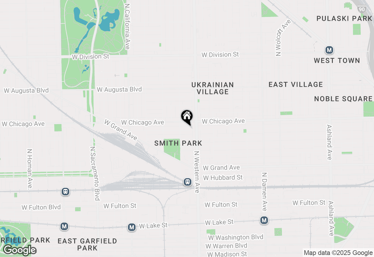 Map of 2434 W Superior Street, Chicago, IL 60612