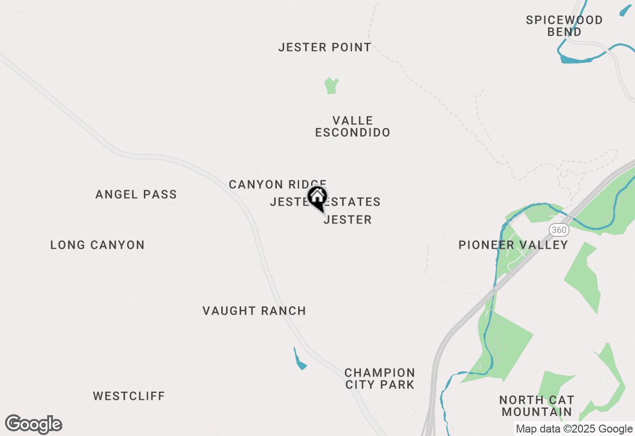 Map of 7404 Curly Leaf Cv, Austin, TX 78750