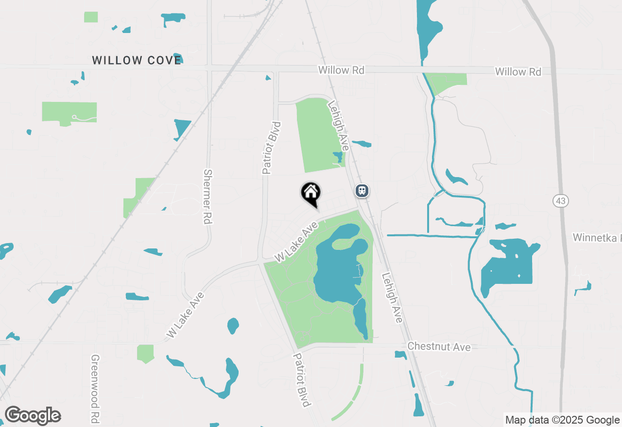 Map of 2531 Violet Street, Glenview, IL 60026