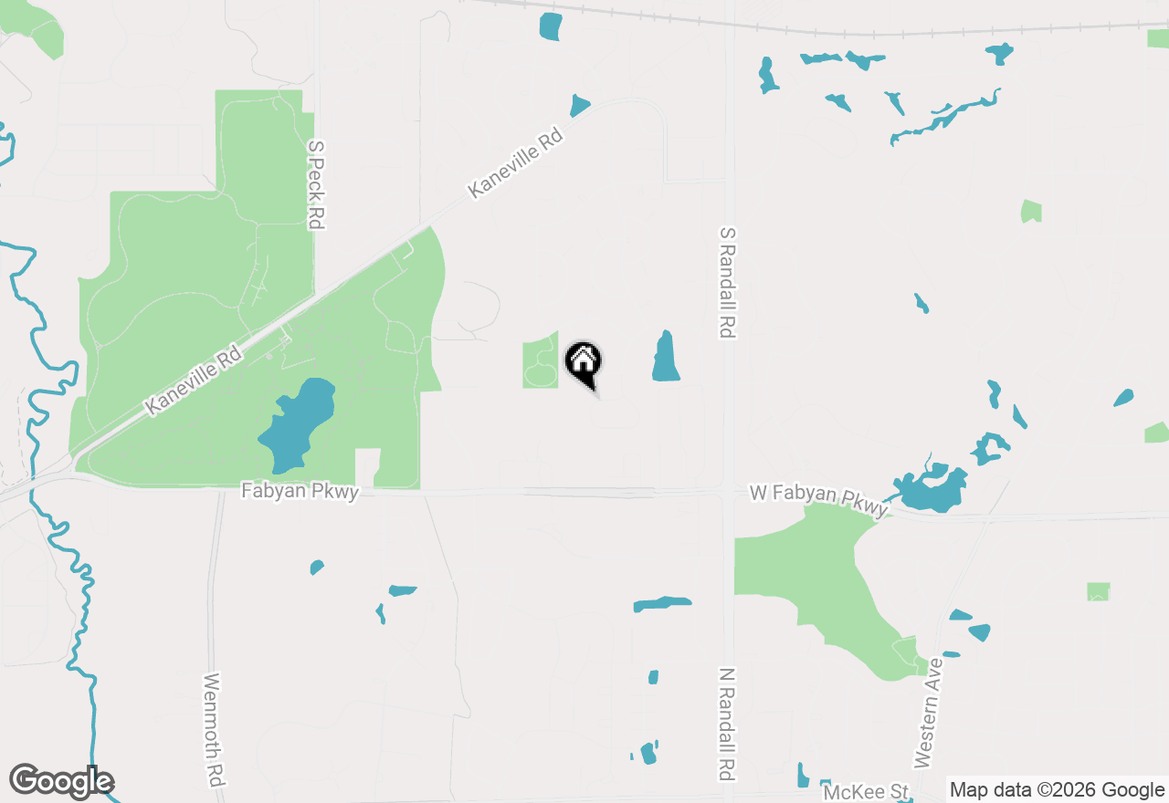 Map of 2814 Miller Road, Geneva, IL 60134