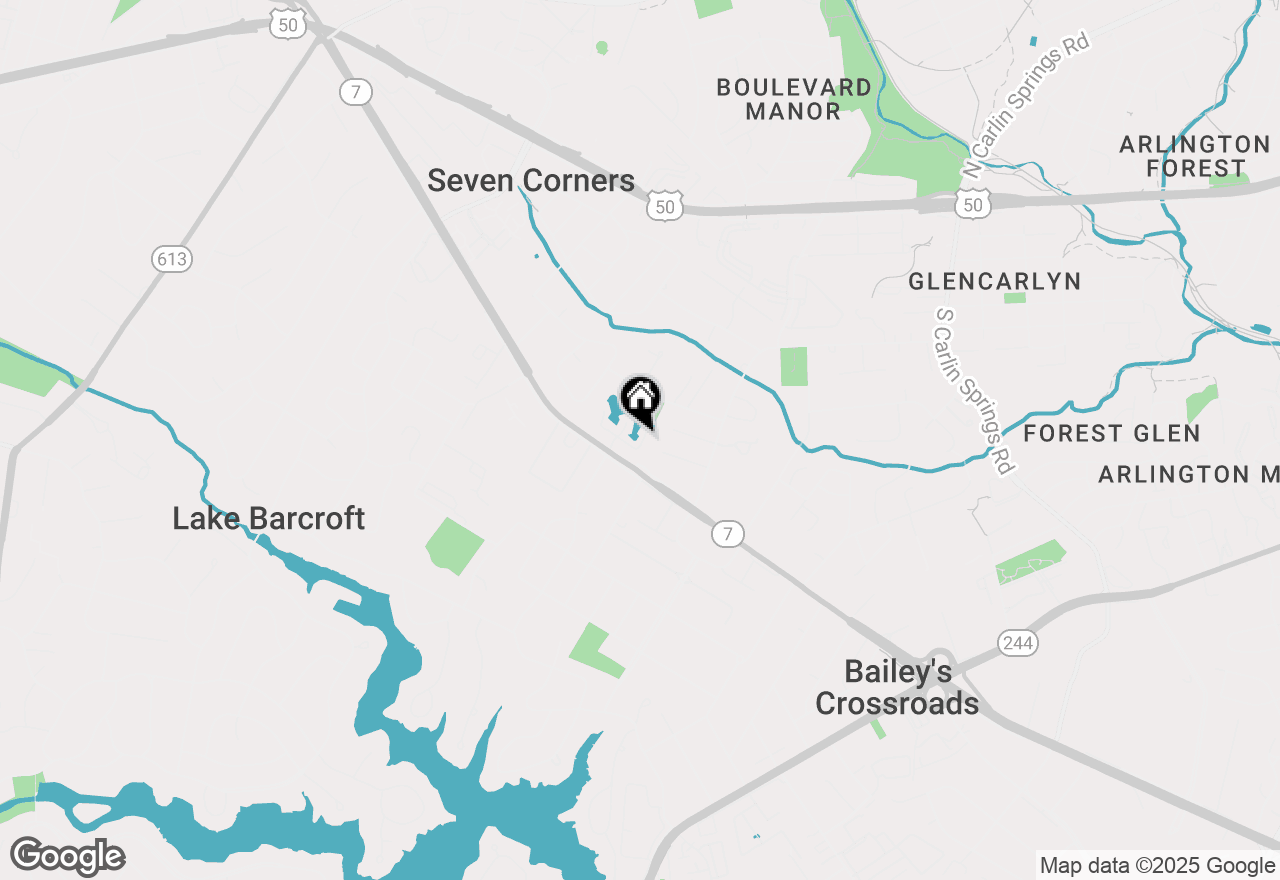 Map of 3345 Lakeside View Drive #7-7, Falls Church, VA 22041