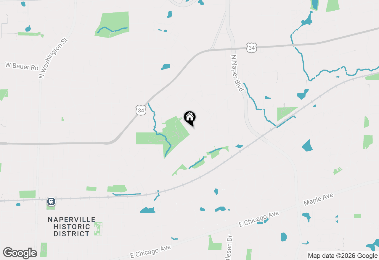Map of 1200 Yorkshire Drive, Naperville, IL 60563