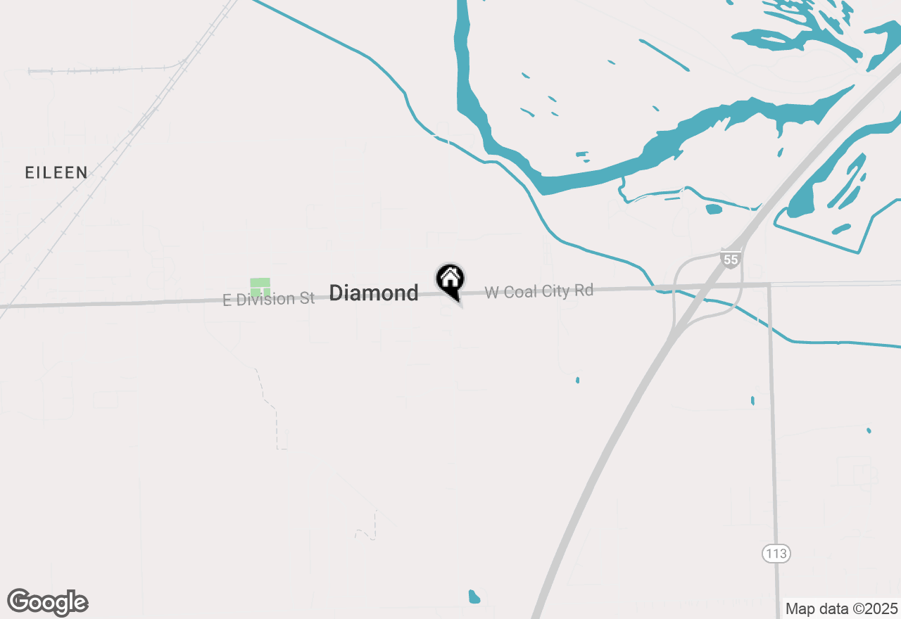 Map of 70 S Will Road, Diamond, IL 60416