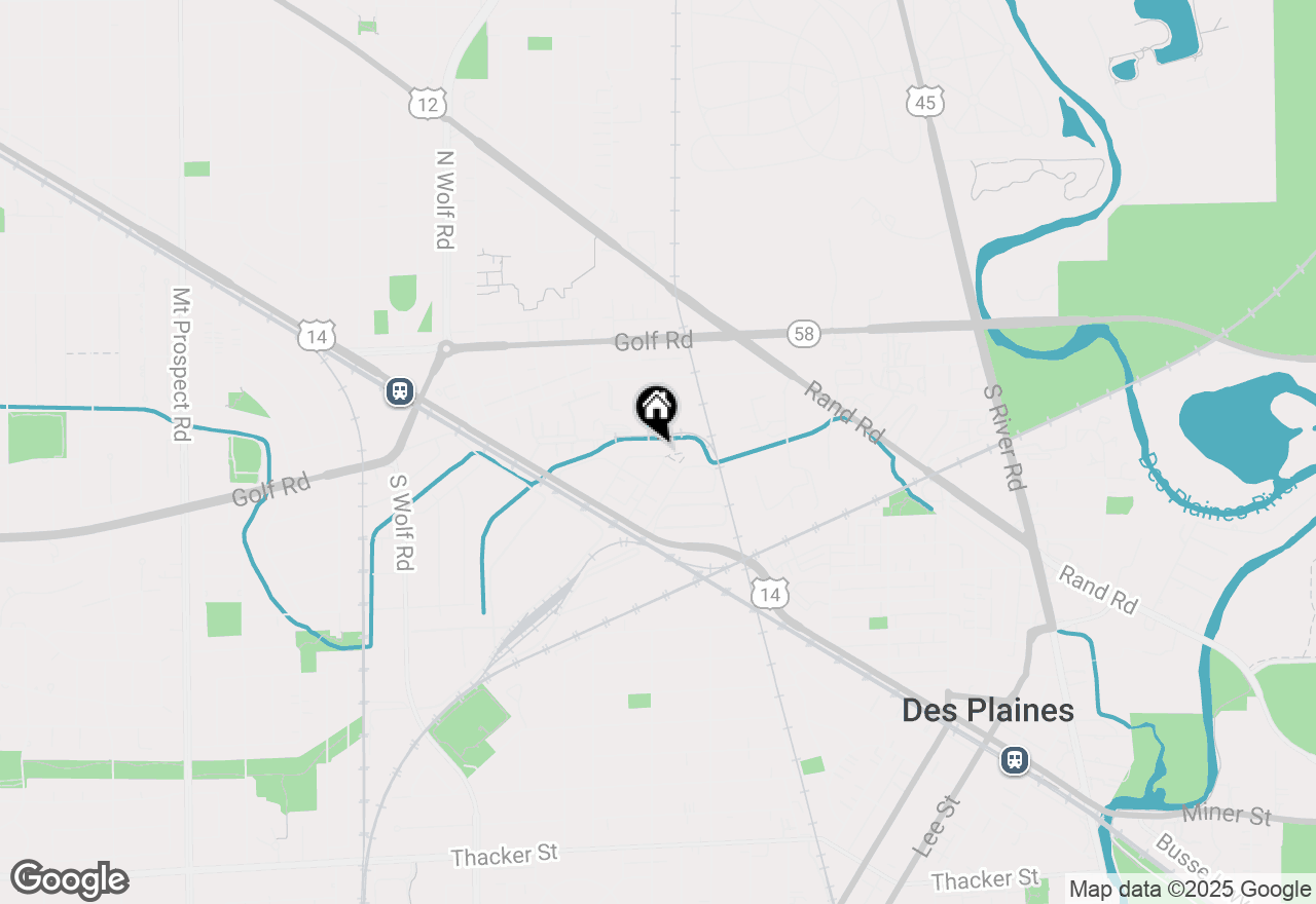 Map of 798 Weller Drive, Des Plaines, IL 60016