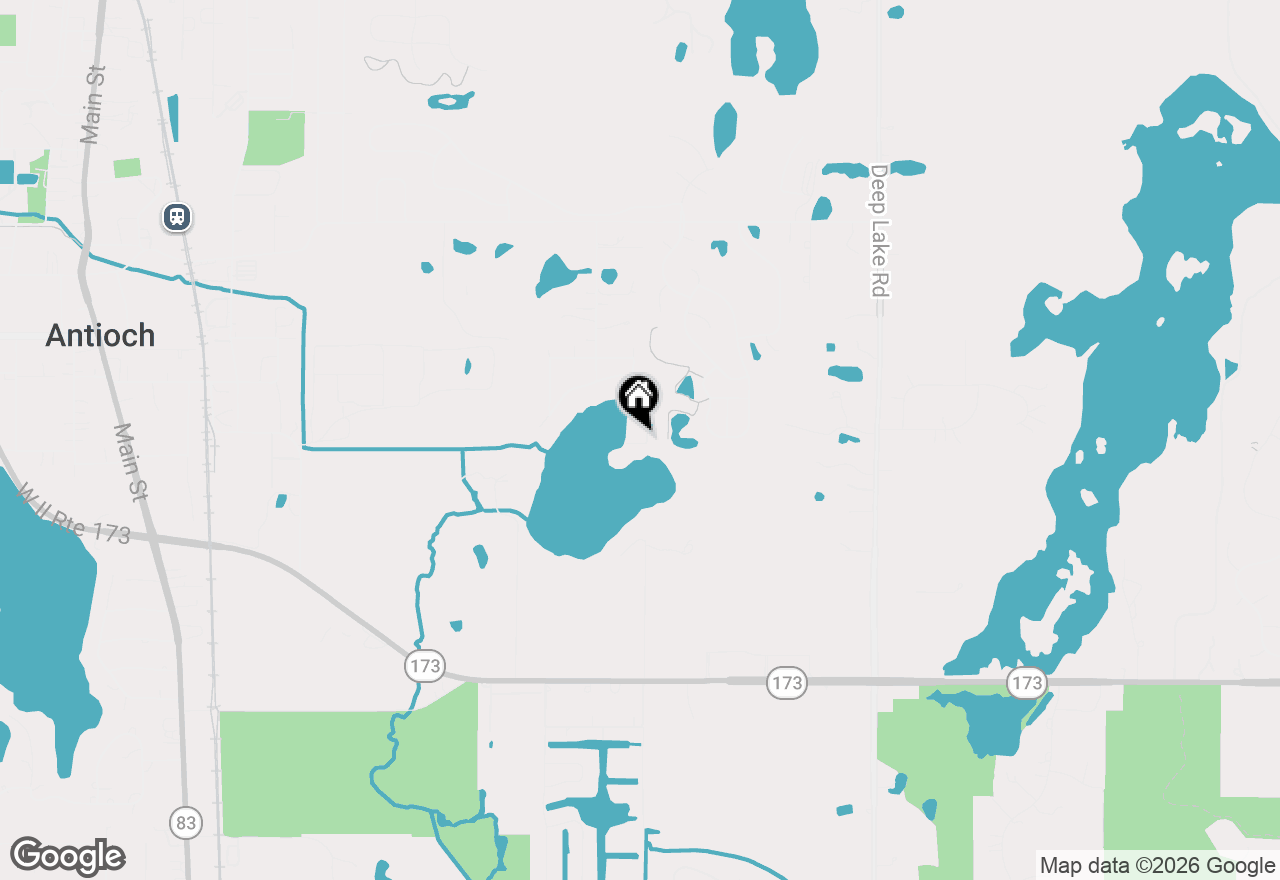 Map of 42028 N East Road, Antioch, IL 60002