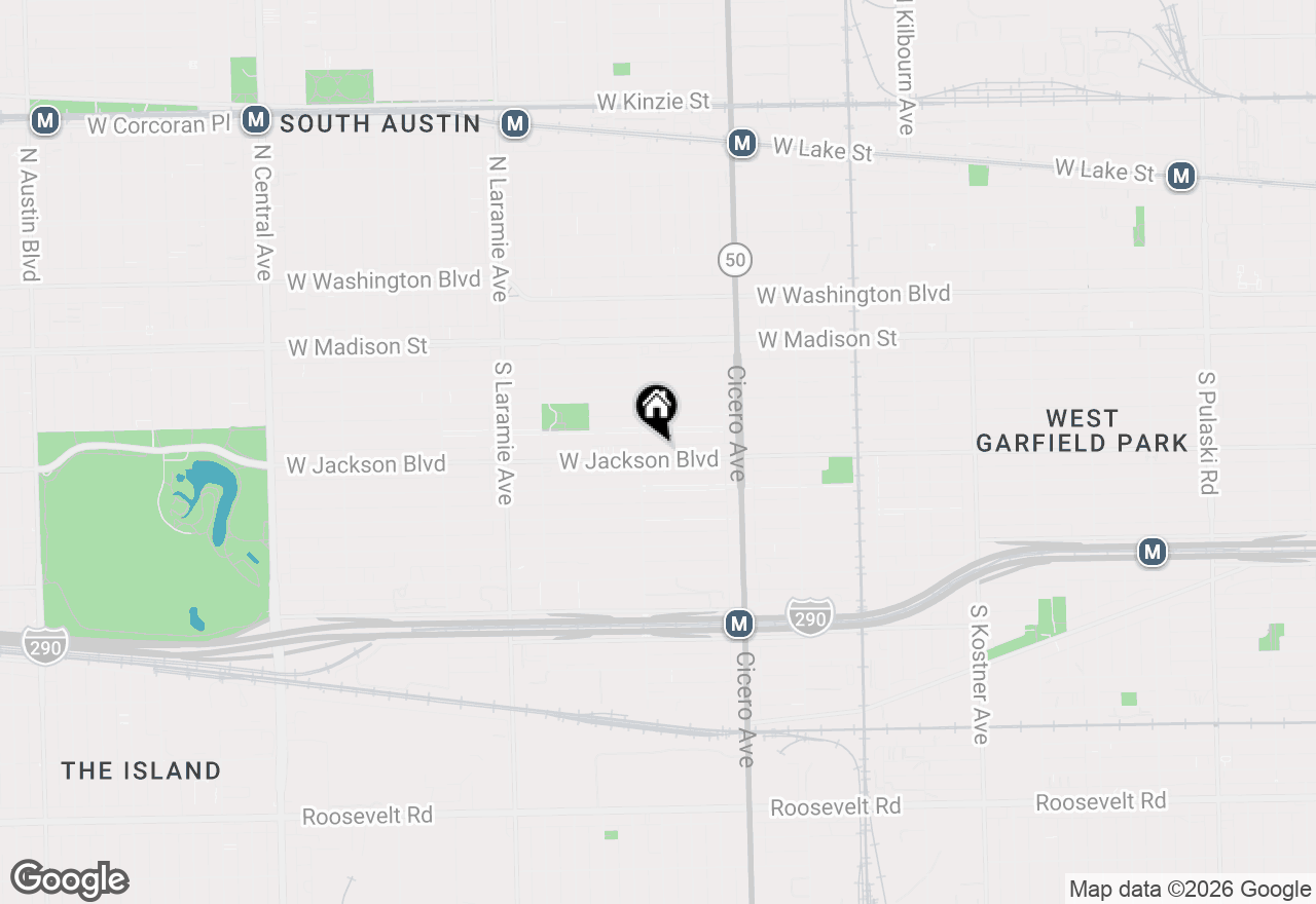 Map of 4934 W Jackson Boulevard #1E, Chicago, IL 60644