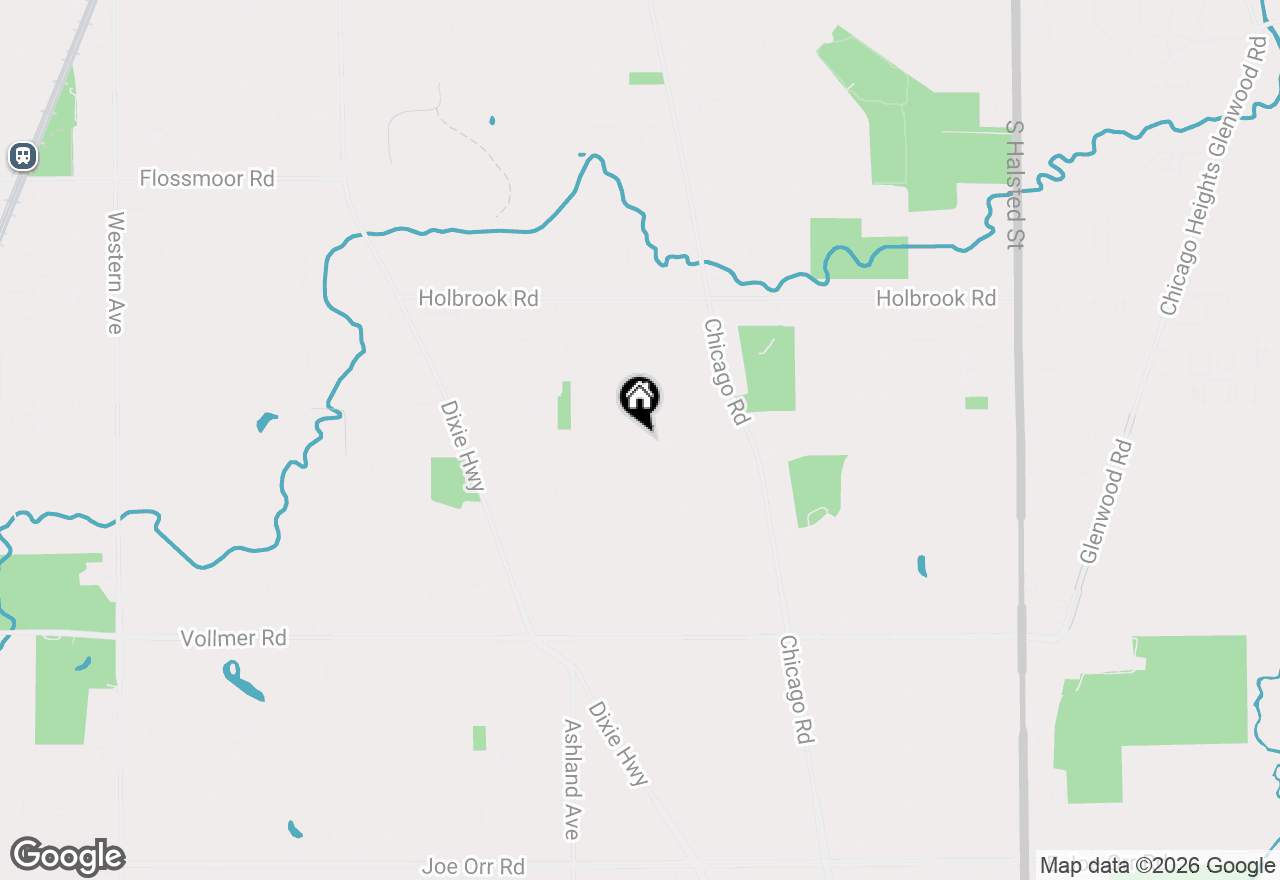Map of (Address confidential), Chicago Heights, Illinois 60411