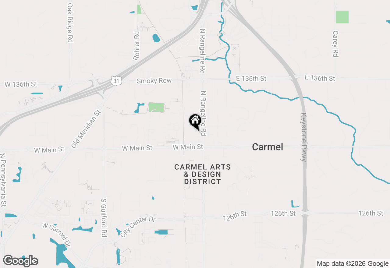 Map of 131 1st Avenue Nw, Carmel, IN 46032