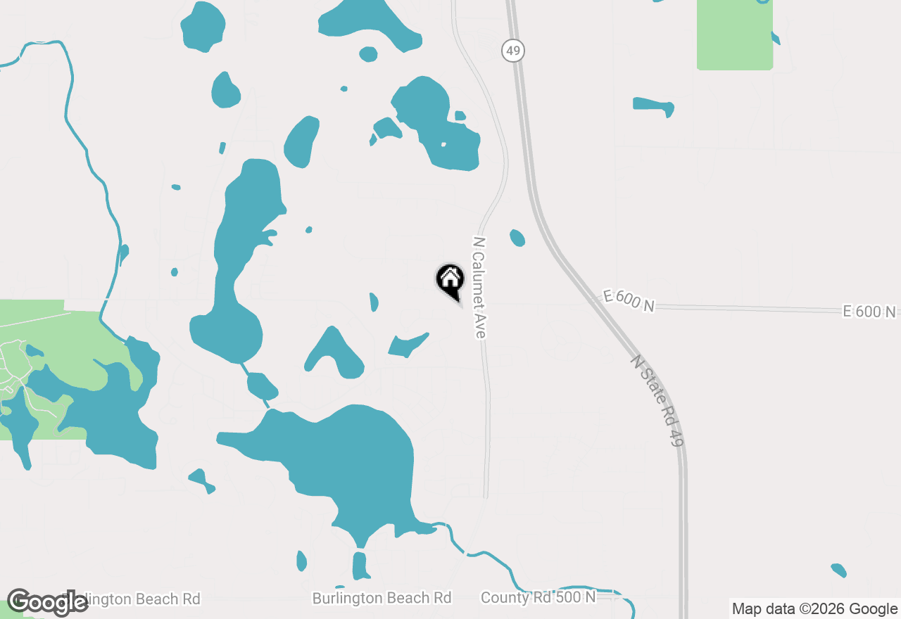 Map of 1917 Garland Circle Drive, Valparaiso, IN 46383
