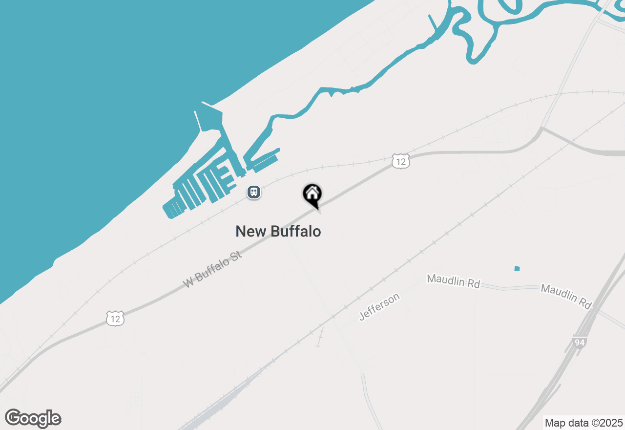 Map of 219/215 E Buffalo Street, New Buffalo, MI 49117