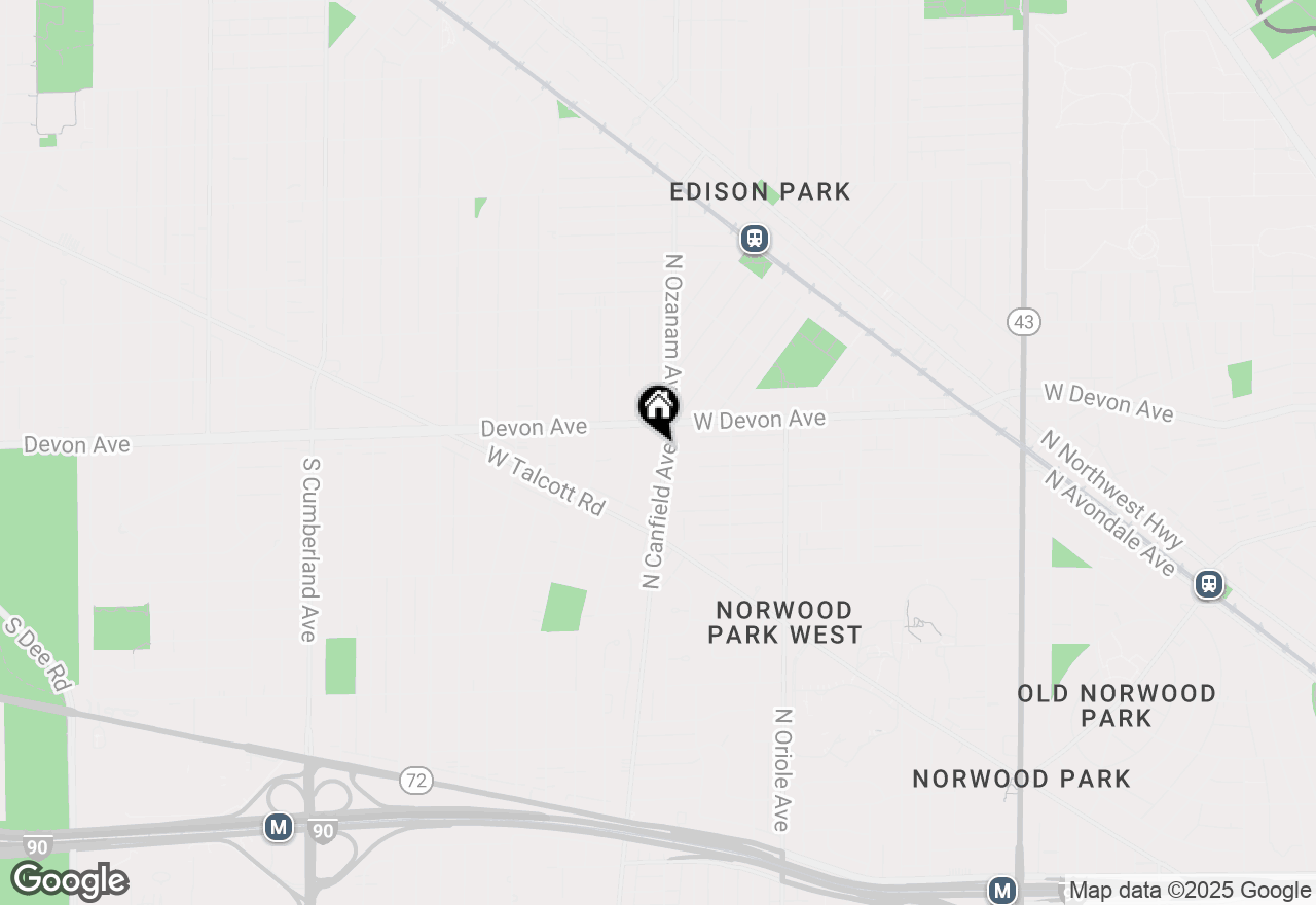 Map of 1220 Canfield Road, Park Ridge, IL 60068