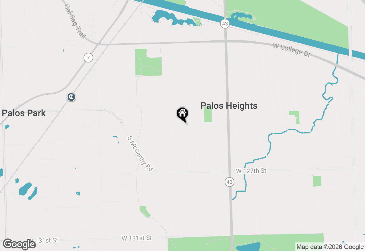 Map of 12405 S 75th Avenue, Palos Heights, IL 60463