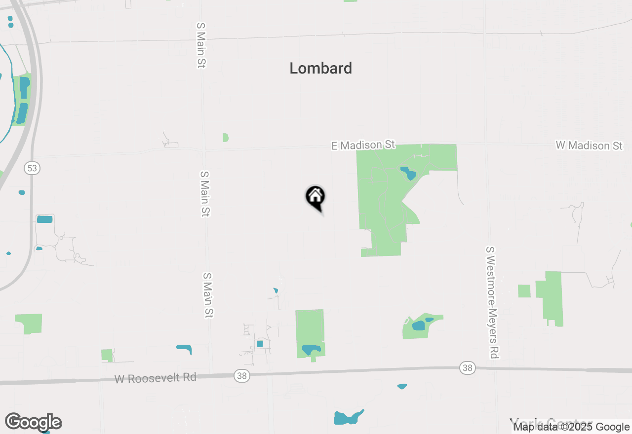 Map of 824 S Grace Street, Lombard, IL 60148