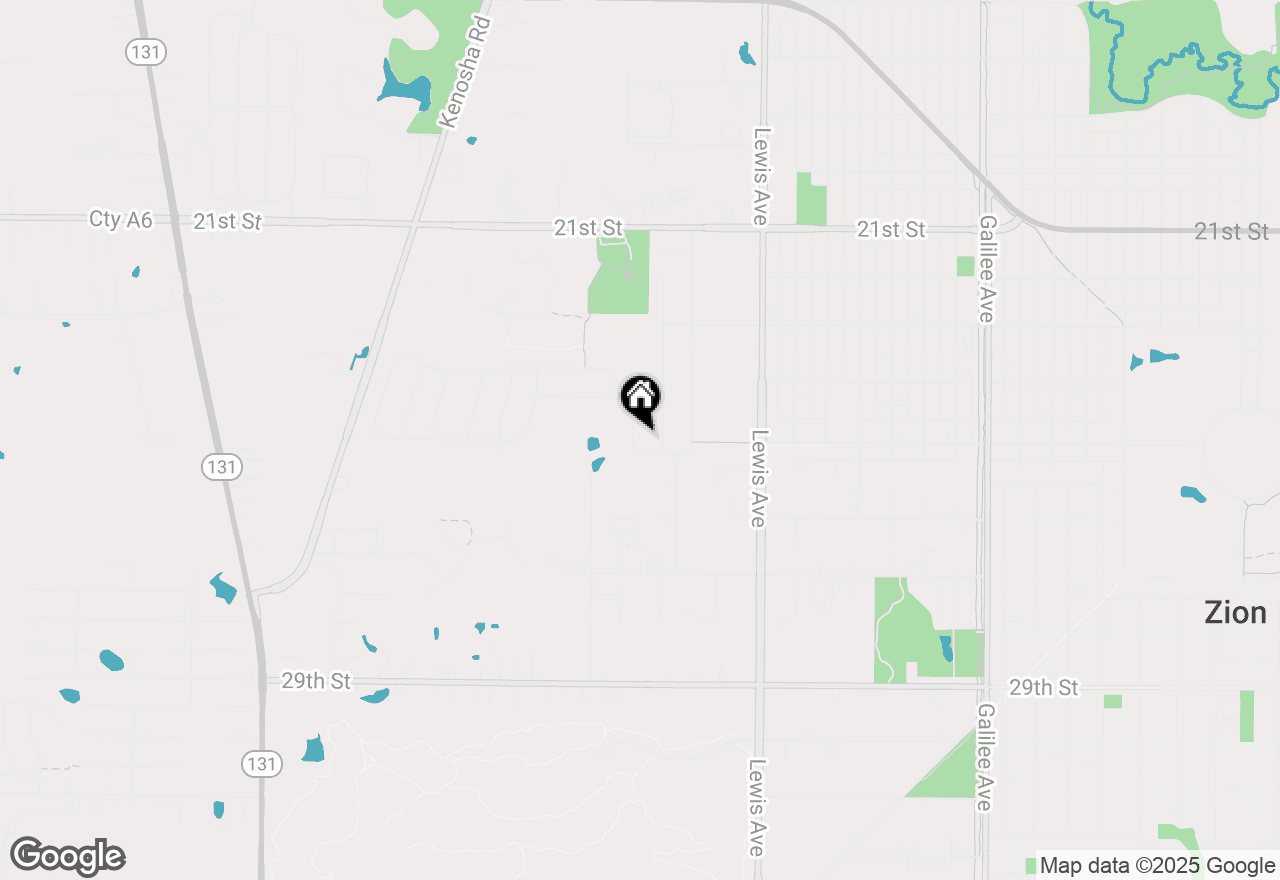 Map of 3401 Sarah Drive, Zion, IL 60099