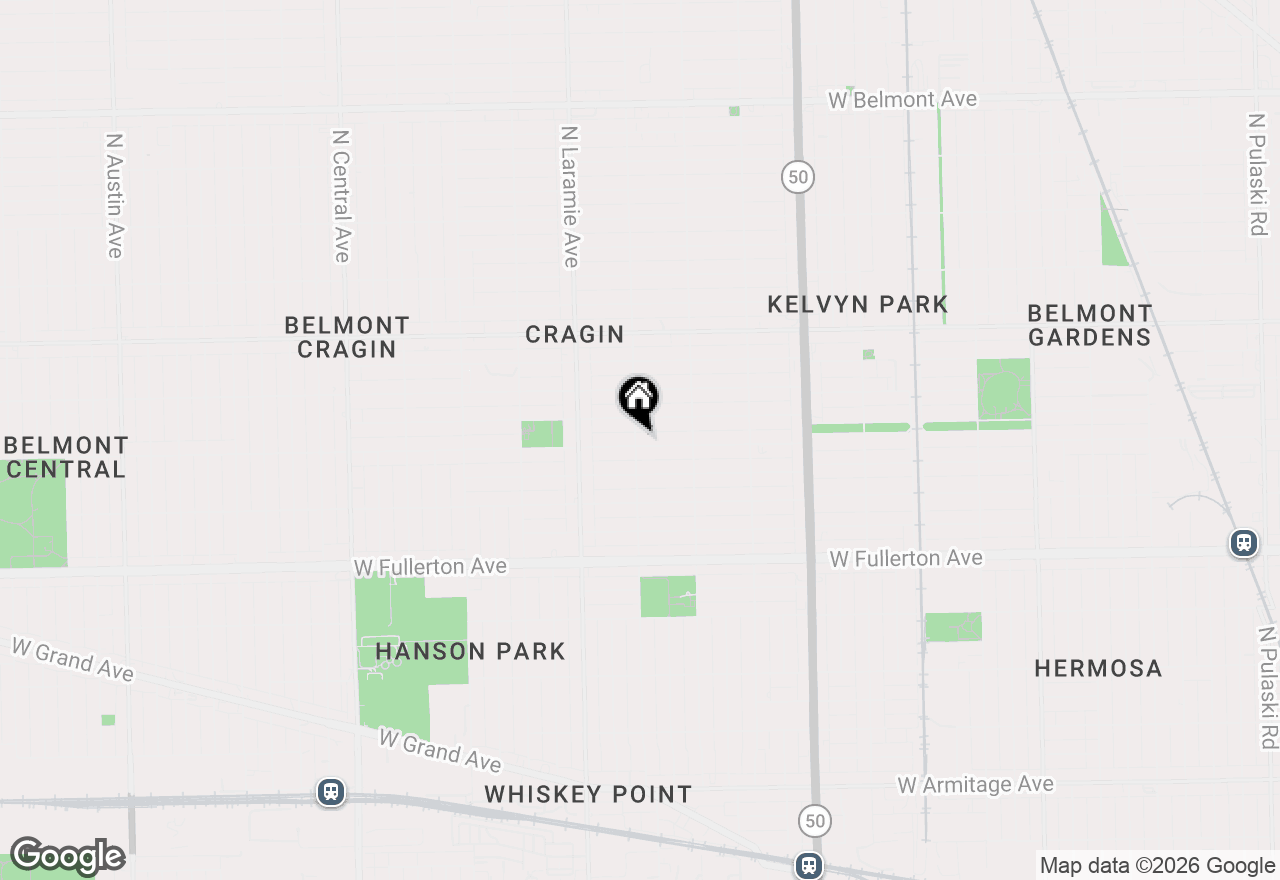 Map of 5058 W Wrightwood Avenue, Chicago, IL 60639