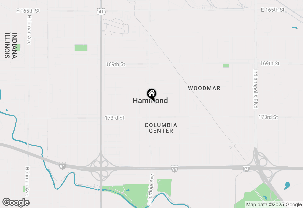 Map of 1241 172nd Street, Hammond, IN 46324