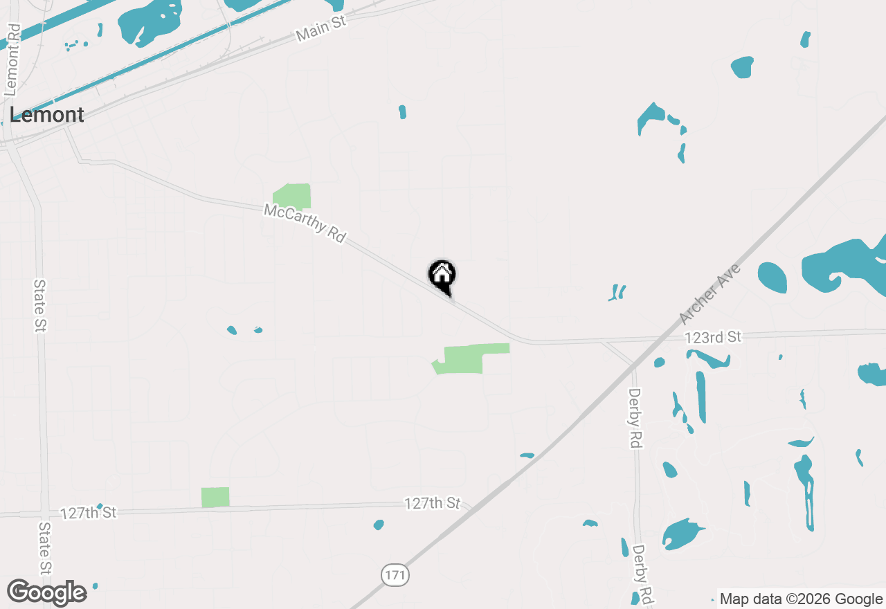 Map of 14571 Albany Avenue, Lemont, IL 60439