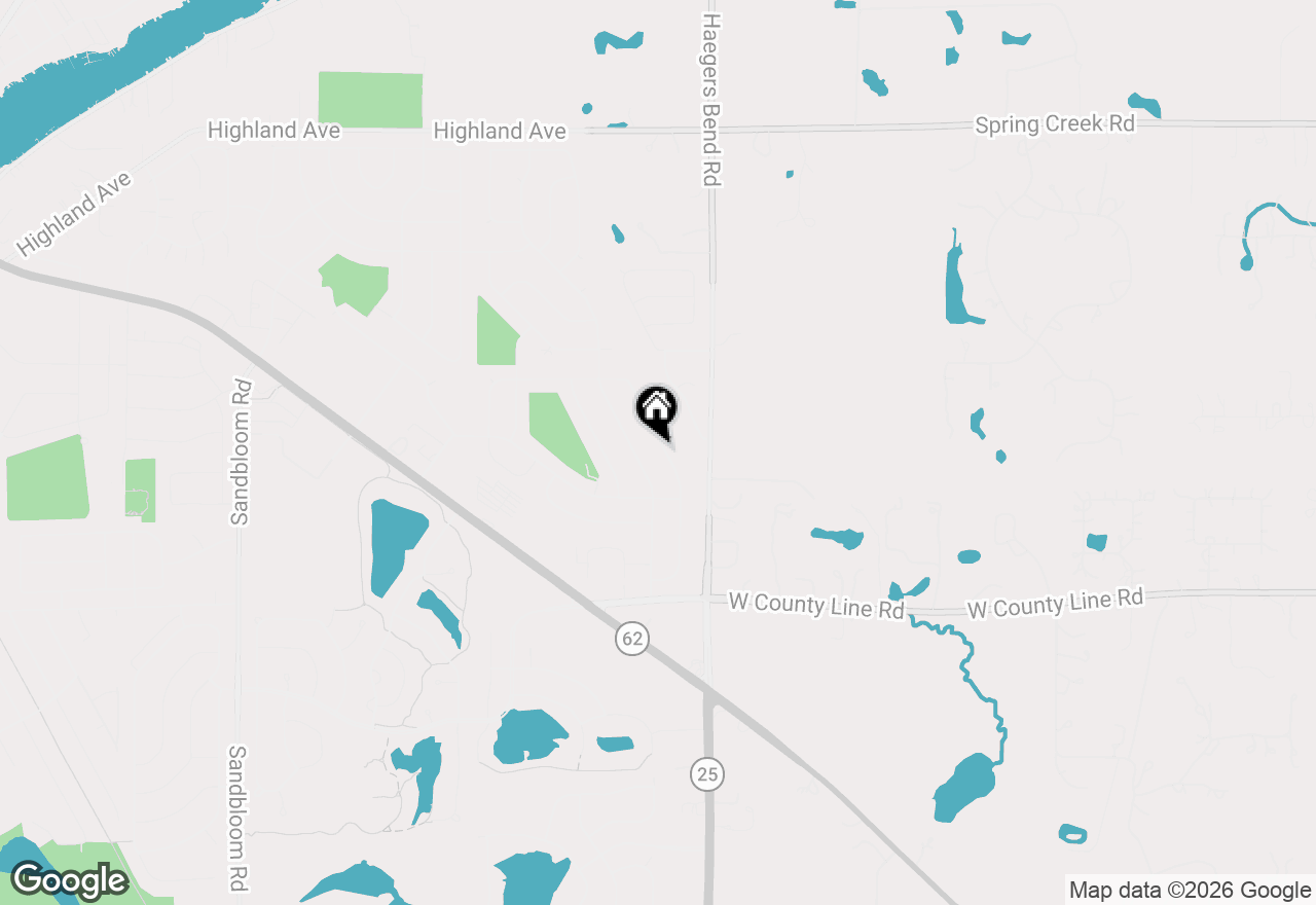 Map of 1360 Yosemite Parkway, Algonquin, IL 60102