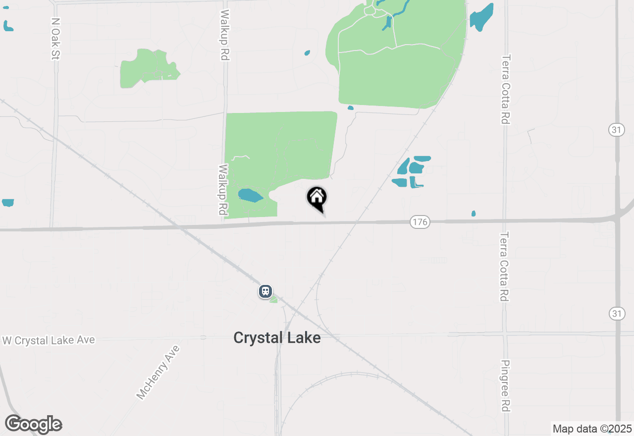 Map of 222 E Terra Cotta Avenue, Crystal Lake, IL 60014