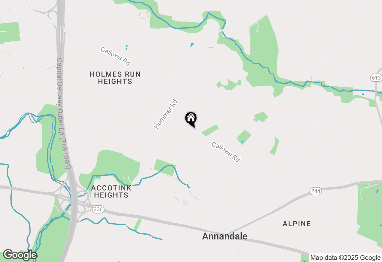 Map of 3725 Krysia Court, Annandale, VA 22003