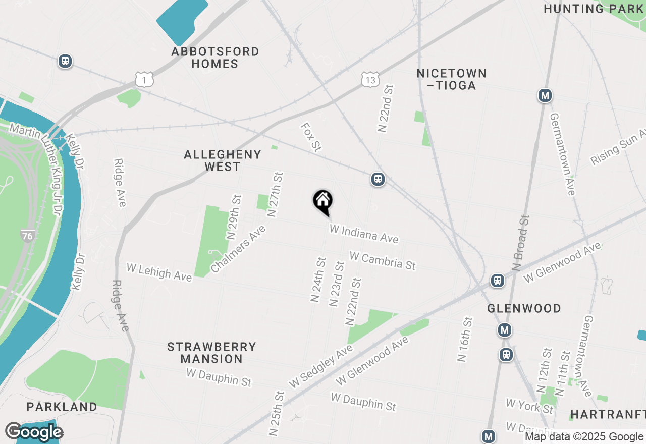 Map of 2410 W Mayfield Street, Philadelphia, PA 19132