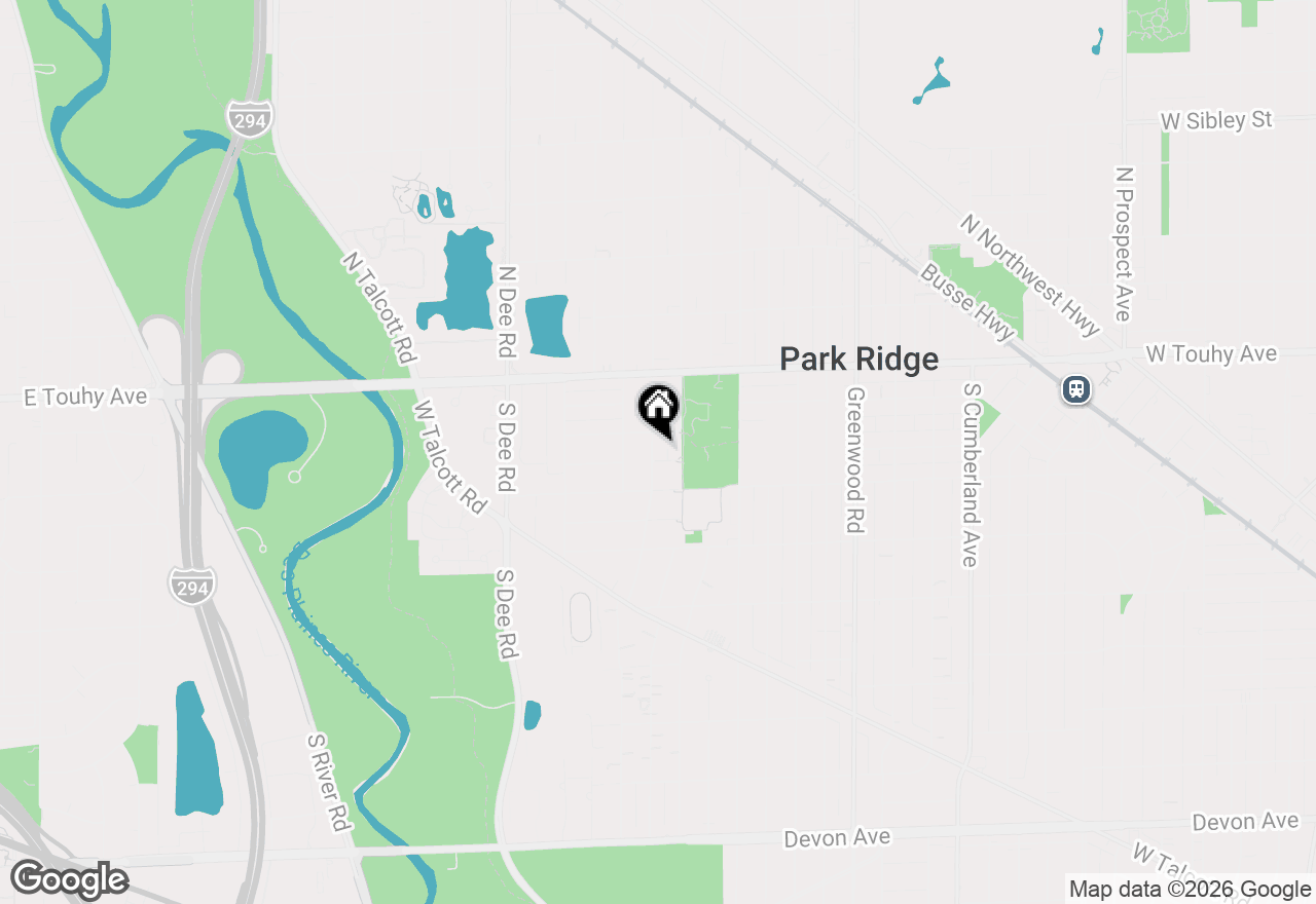 Map of 123 S Home Avenue, Park Ridge, IL 60068