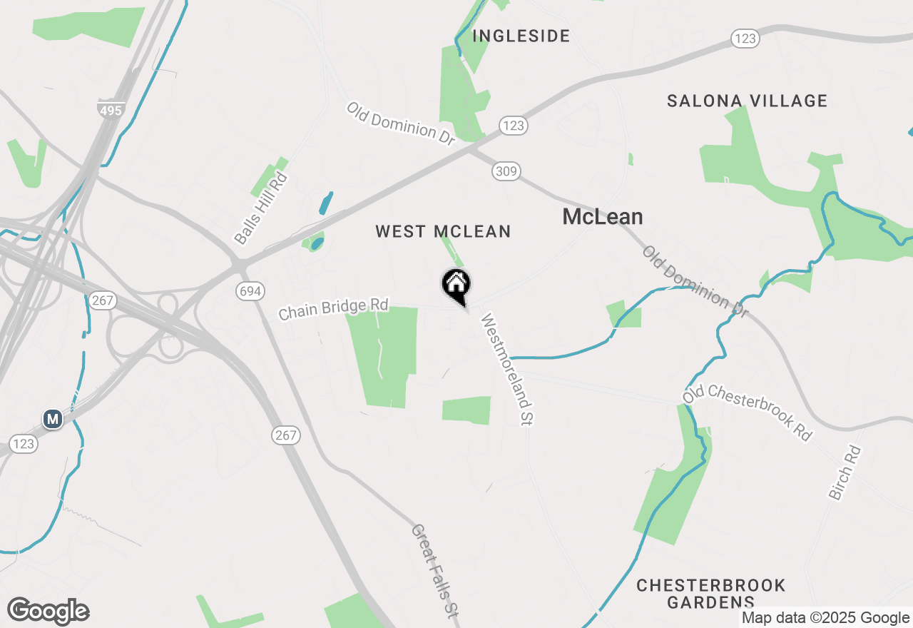 Map of 7000 Eastern Red Cedar Lane, Mclean, VA 22101